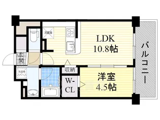 大阪府吹田市内本町1丁目【マンション】の間取り