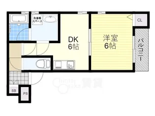 ペガサス緑地【3階】の間取り