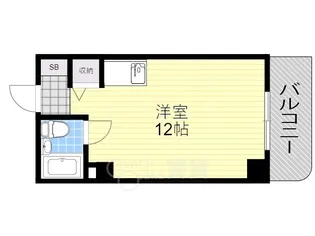 カーサ鹿谷【3階】の間取り