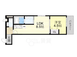リオヴェール彩都【3階】の間取り