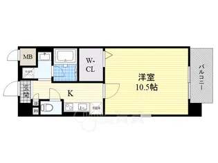 ルミナスビラ石橋【2階】の間取り