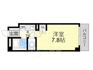 大阪府豊中市柴原町2丁目【マンション】の間取り