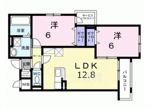 ブリリアント【3階】の間取り