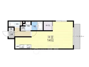 大阪府吹田市千里山西4丁目【マンション】の間取り