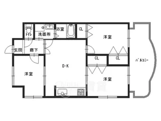 グレイス泉丘【1階】の間取り