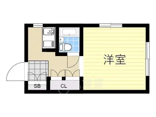 大阪府箕面市粟生間谷西5丁目【マンション】の間取り