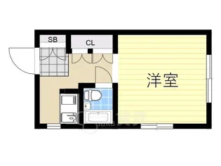 大阪府箕面市粟生間谷西5丁目【マンション】の間取り