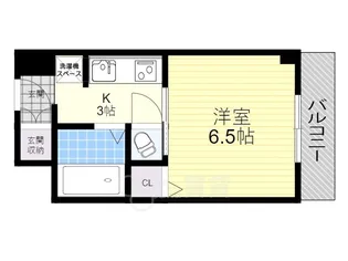 サンパティゼ豊中【3階】の間取り