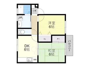 ディアコート加茂【2階】の間取り