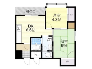 ハイムあいざわ【2階】の間取り