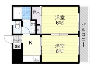 トゥリオーニ豊中南【3階】の間取り