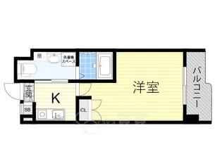 カルム東豊中【5階】の間取り
