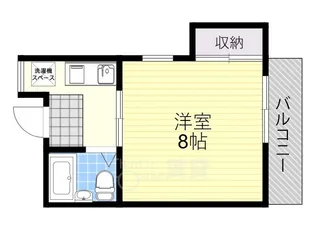 リーフ蛍池【2階】の間取り