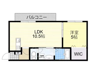 HERBE豊中曽根【3階】の間取り