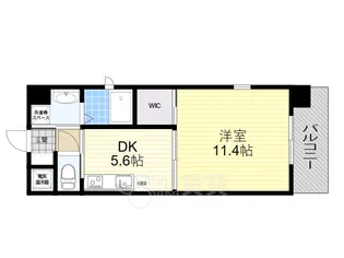 ベルクール豊中【5階】の間取り