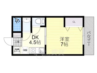 EST-1小野原【1階】の間取り