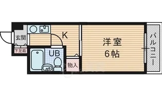 KAMITANI緑地公園11【2階】の間取り
