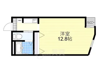 ラークスパ岡町【6階】の間取り