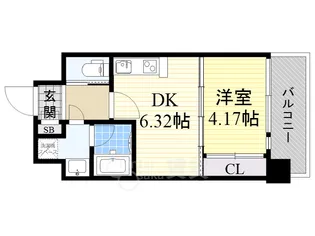 大阪府吹田市南吹田5丁目【マンション】の間取り