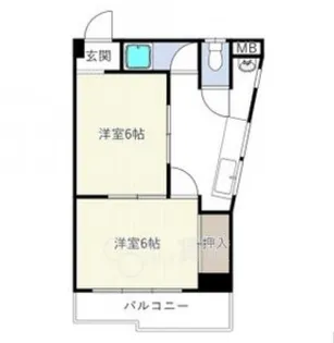 末広ビル【3階】の間取り