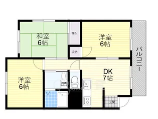 第2メゾンユタカ【2階】の間取り