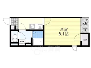 オーク豊中【1階】の間取り
