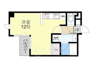 ハイムタケダT-9【8階】の間取り