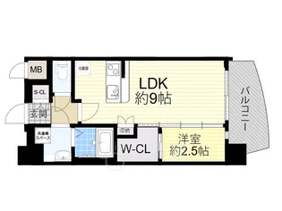 大阪府吹田市垂水町1丁目【マンション】の間取り