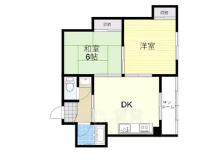 エクセレンス栄光【4階】の間取り