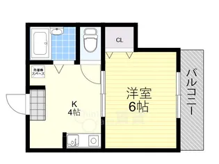 ルミナス野山【3階】の間取り