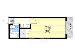 ルミエール池田【4階】の間取り