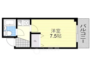 第2バンブーハイツ【2階】の間取り