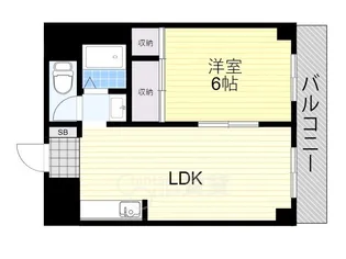 シャガール豊中【2階】の間取り