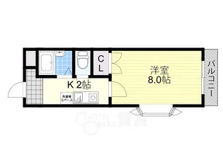 大阪府吹田市寿町2丁目【マンション】の間取り
