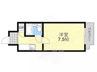 大阪府吹田市江の木町【マンション】の間取り