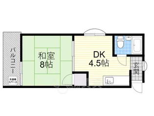 カーサみき【2階】の間取り