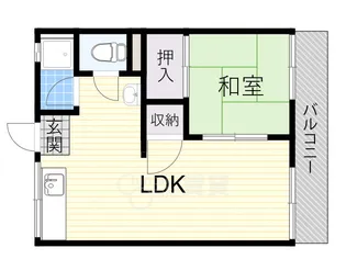 仲善ハイツ【2階】の間取り