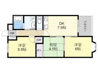 3DKの間取り画像