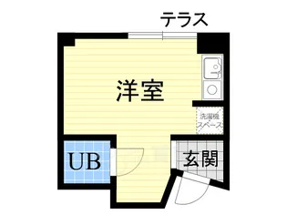 1Rの間取り画像