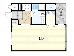 ロイヤルスプリングス【6階】の間取り