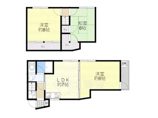 ツーワンハウス【2階】の間取り