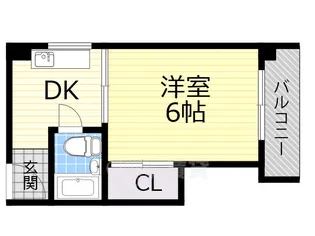 フェリシエ池田【3階】の間取り