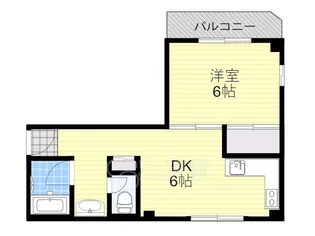 エクセレンス千里山【2階】の間取り