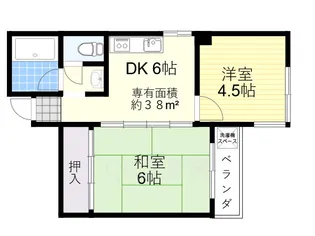 マンション本多【2階】の間取り