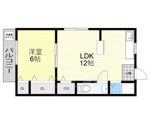 City花屋敷【2階】の間取り