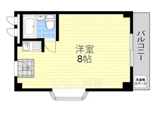 グローバル槻木【2階】の間取り