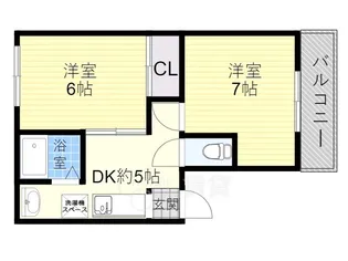 瀬川ハイツ【2階】の間取り