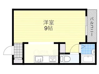 アラタ箕面【2階】の間取り