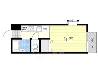クインズ・コート豊島【1階】の間取り