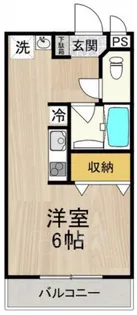 COCORO吹田【2階】の間取り